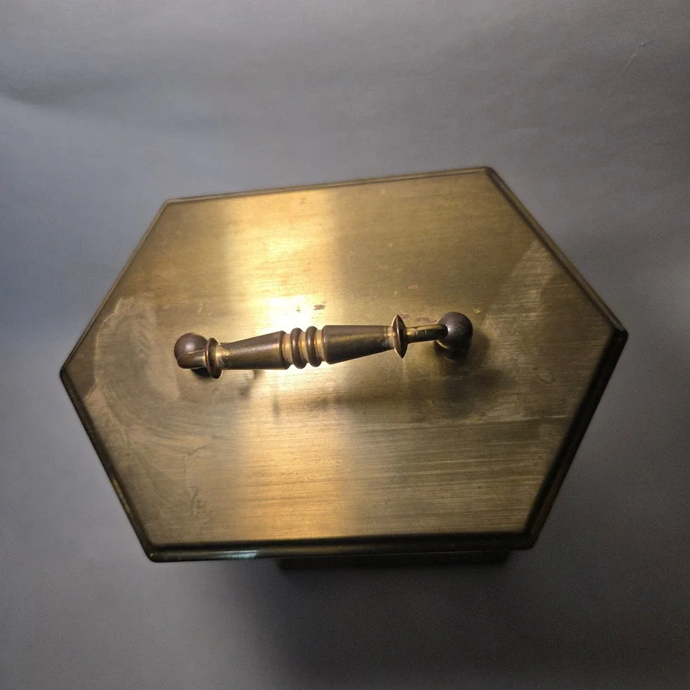 VTG Bulova Anniversary Clock Glass Gold Brass Rotating Pendulum Quartz‎ GERMANY